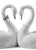 LLADRÓ Endless Love Swans Figurine. Silver Lustre. Porcelain Swan Figure. GC1