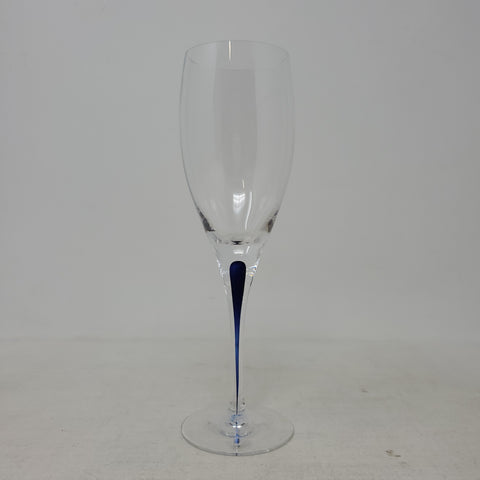 Orrefors Intermezzo Blue White Wine Glass AP15