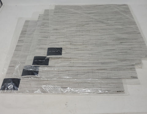 Set Of 4 Chilewich Bamboo  Chalk  Placemats AP30