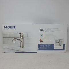 Moen Karis Spot Resist Brushed Nickel One-Handle Bathroom Faucet B2C2