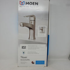 Moen Tilson Bathroom Faucet Brushed Nickel Finish Spot Resistant B2C2