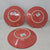 Set Of 3 Fiesta Flamingo 9 Inch Luncheon Plates AP18