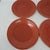 Set of 4 Fiesta Paprika 9 Inch Luncheon Plates AP18