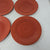 Set of 4 Fiesta Paprika 9 Inch Luncheon Plates AP18