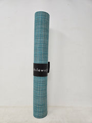 Chilewich Mini Basketweave 17X 72 Turquoise Table Runner GC2