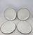 Set Of 4 Noritake Colorwave Graphite Salad Plates AP39