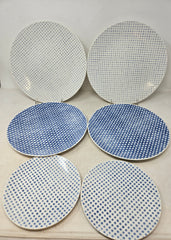 Noritake Blue Hammock Dots Placesetting For 2 AP39