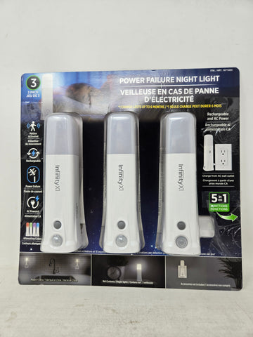 InfinityX1 Power Failure Night Light 3 Pack AP41