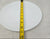 Wedgewood Vera Wang Perfect White Oval Platter 2 Piece Set GC1