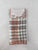 Set Of 4 Bardwil Berry Plaid Brown Napkins F2