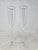 Set of 2 Kate Spade Larabee Dot Platinum Crystal Flutes AP42