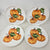 Set Of 4 Martha Stewart Collection Pumpkin Harvest Salad Plates B8