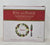 Fitz And Floyd Tartan Christmas Believe 6" Snack Plate With Spreader B8