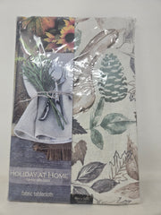 Holiday At Home Harvest Elrene Gourd Gathering  60x102 Oblong Tablecloth F2
