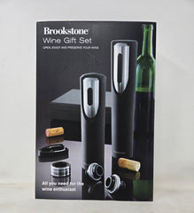 Brookstone Wine Opener & Preserver Wine Gift Set AP49