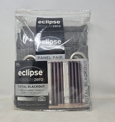 Eclipse Absolute Zero Blackout Curtains Kimball Grey AP44