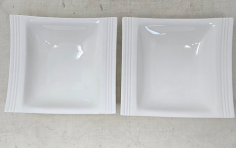 Set Of 2 Lenox Tin Can Alley Square All Purpose Bowls AP18