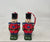 Set Of 2 Spode Nutcracker Ceramic Ornaments B9