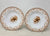 Set Of 2 Martha Stewart Collection Sepia Turkey Dinner Bowls F3
