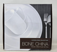 Hudson Park Collection Bone China Round 4 Piece Place Setting GC4