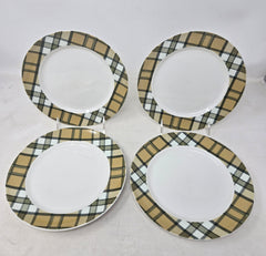 Set Of 4 Spode Glen Lodge 8 Inch Dessert Plates AP49