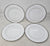 Set Of 4 Wedgwood Sterling Salad Plates AP44