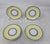 Set Of 4 Villeroy & Boch French Garden Fleurence Espresso Saucers AP11