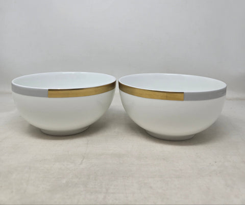 Set Of 2 Vera Wang Wedgewood Castillon Bowls AP41