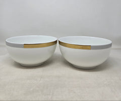Set Of 2 Vera Wang Wedgewood Castillon Bowls AP41