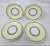 Set Of 4 Villeroy & Boch French Garden Fleurence Espresso Saucers AP11