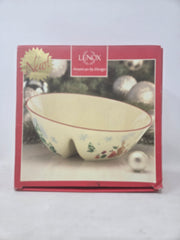 Lenox Holiday Inspirations And Illustrations Divided Angle Bowl Sleigh B9
