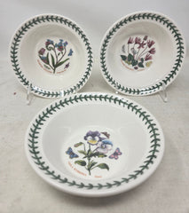 Set Of 3 Portmeirion Botanic Garden Cereal Bowls AP18