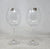 Set Of 2 Lenox Chirp Balloon Wine Glass 24 Oz Etched Clear Stemware Discontinued AP41