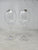 Set Of 2 Lenox Chirp Balloon Wine Glass 24 Oz Etched Clear Stemware Discontinued AP41
