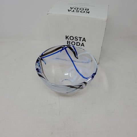 Kosta Boda Contrast White Bowl Ap50