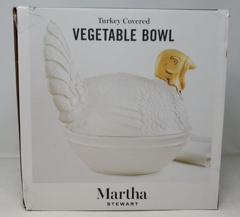 Martha Stewart Turkey Covered Vegetable Bowl B3C1