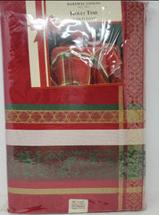 Bardwill Linens Holly Time 60x120 Rectangle Tablecloth B2
