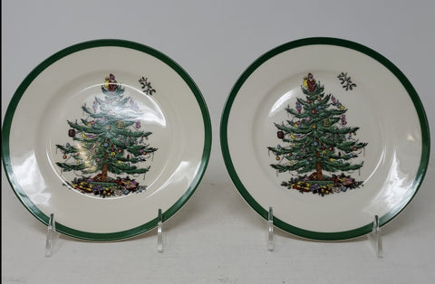 Set of 2 Spode 8 in Salad Pates B4