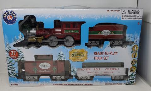 Lionel North Pole Central Lines Ready To Play Train Set GC1