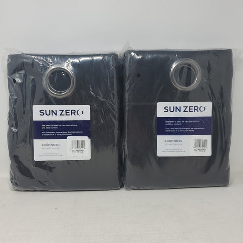 Set of 2 Sun Zero Blackout Curtains 104 x 84  AP50