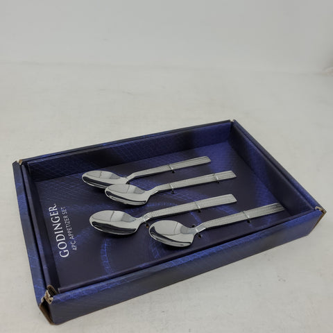 Godinger 4 Piece Appetizer Spoon Set AP57