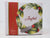 Fitz & Floyd Tartan Christmas Joyful 6" Snack Plate with Spreader B8