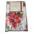 Bardwil Linens 60X84 Christmas Watercolor Poinsettia Tablecloth B3