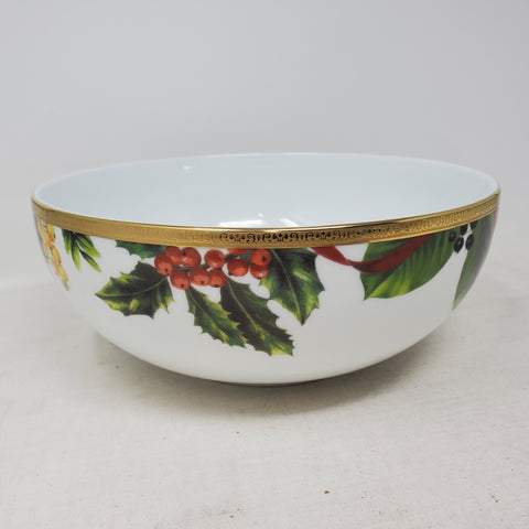 Charter Club Grand Buffet Holly Berry Serving Bowl B2C1