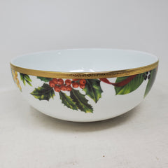 Charter Club Grand Buffet Holly Berry Serving Bowl B2C1