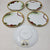 Set Of 5 Charter Club Grand Buffet Saucer Plates Christmas B8