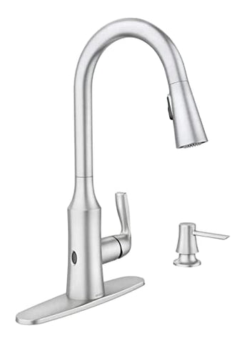 MotionSense Wave Touchless Activation Pulldown Kitchen Faucet Moen Spot Resistance-Stainless Finish GC1