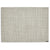 Chilewich Basketweave Rectangle Table Mat 14" X 19" White/Silver