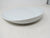 Thomas Oval Plate with One High Side, 13 1/2 x 10 1/4 inch | Ono White AP36